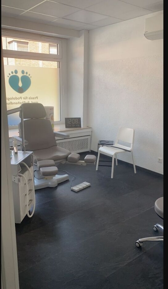 Behandlungsraum der Podologischen Praxis Hojka